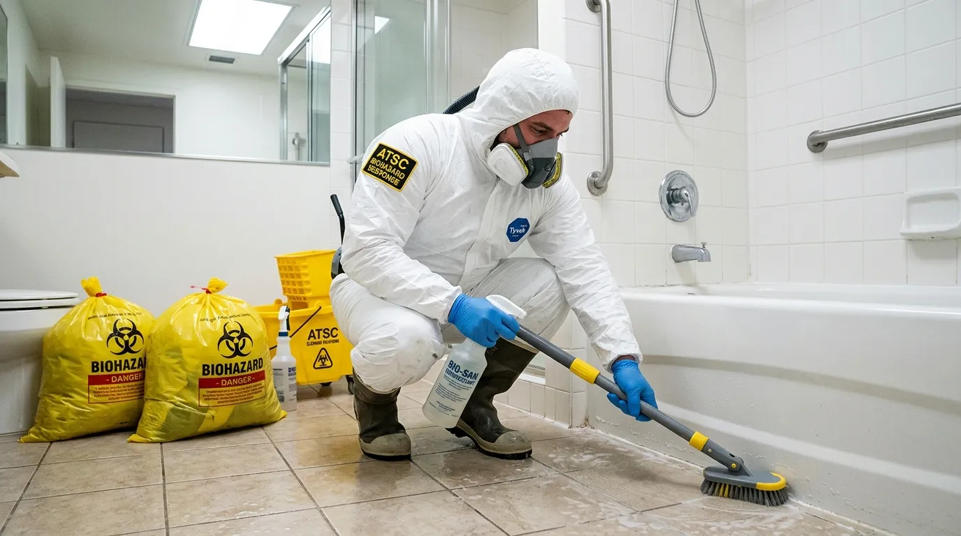 Decontamination equipment deployed for Blood Cleanup in Fort Myers Beach